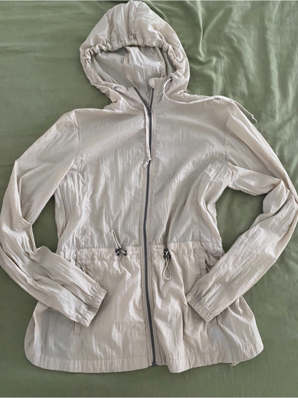 Avalanche Cream Hooded Utility Jacket